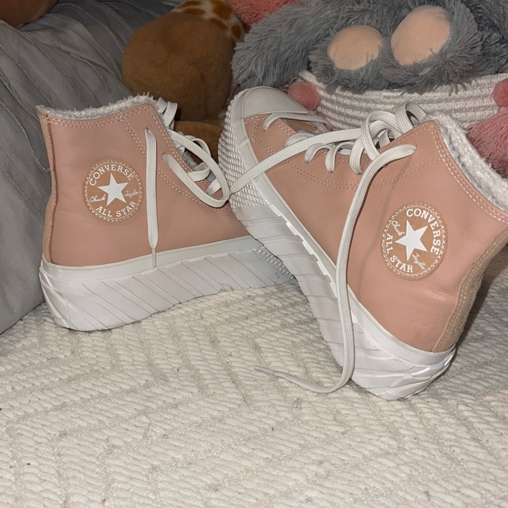 PLATFORM CONVERSE || light pink, size 8